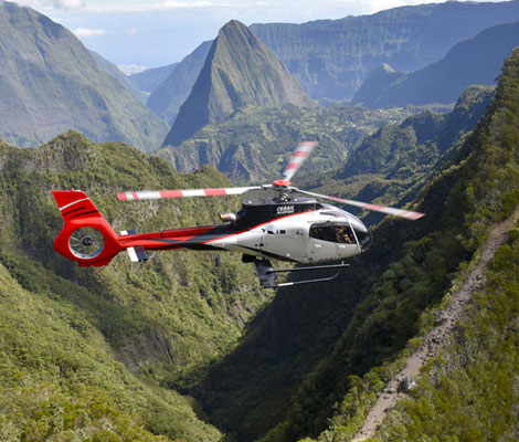Hélilagon excursion aérienne en hélicoptère à l'île de La Réunion